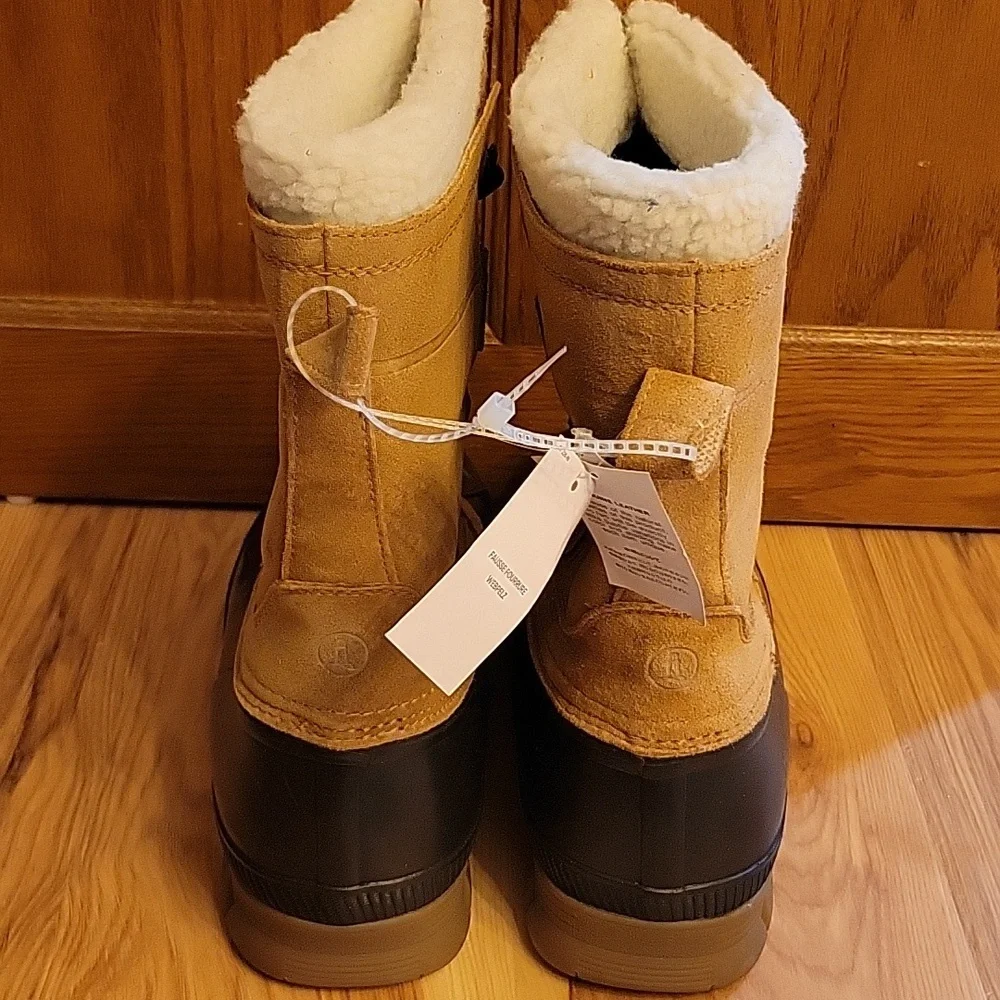 Lands' End Men's' Brown and Black Winter Boots - Picture 4 of 4